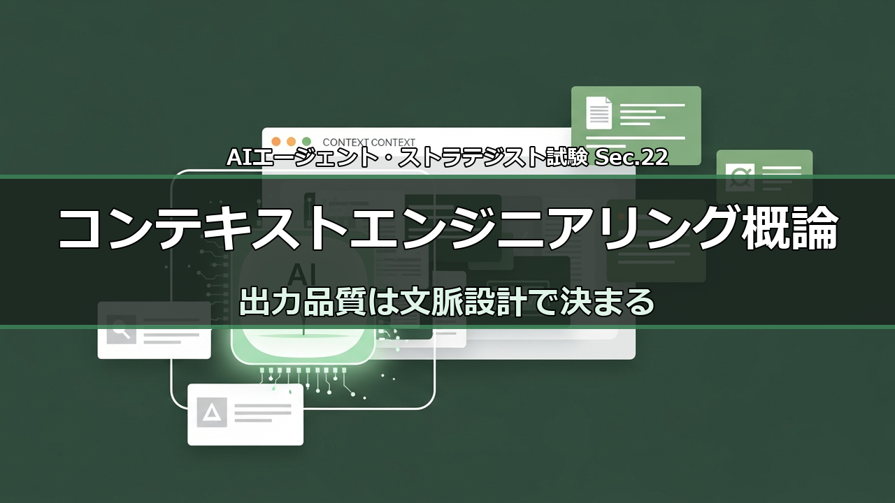 コンテキストエンジニアリング概論 解説のアイキャッチ